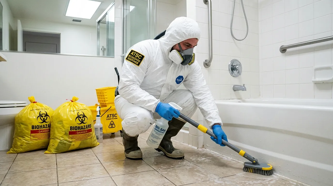 Decontamination equipment deployed for Blood Cleanup in Lennox